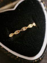 14K Solid Gold Evelyn Marquise Diamond Band - CAMELLIA 3.5